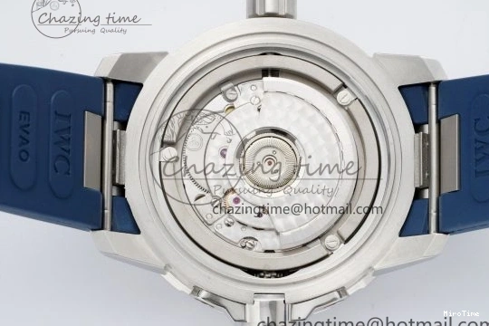 MIROTIME 0416 WellDesigned Aquatimer Automatic SS RSF 1:1 Best Edition Blue Dial on Blue Rubber Strap A 7057